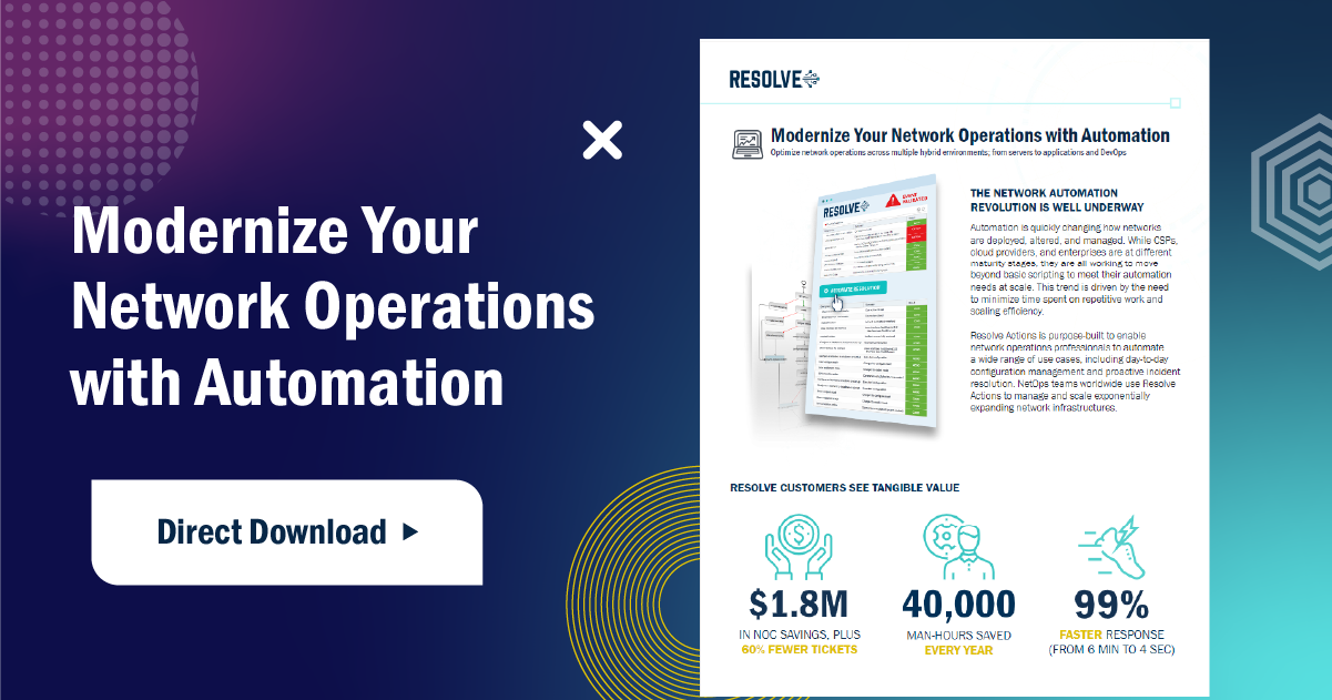 Modernize Your Network Operations with Automation